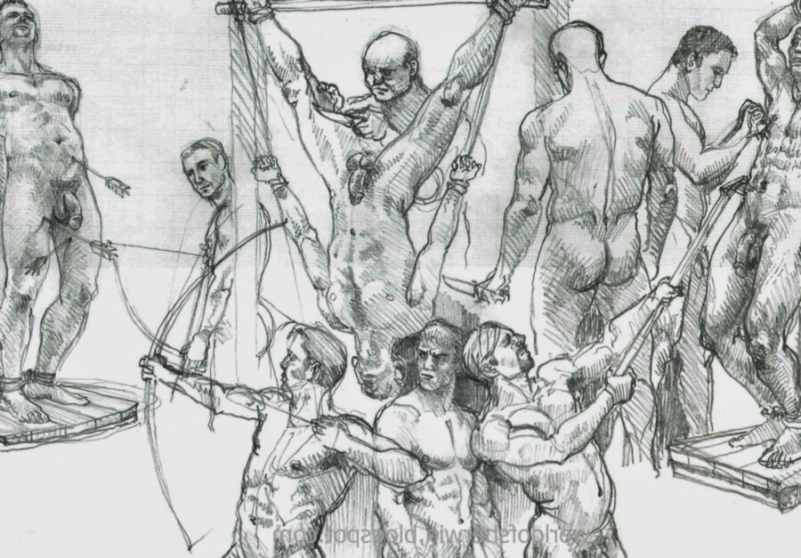 Sherwin of Prague: Gay BDSM bondage art