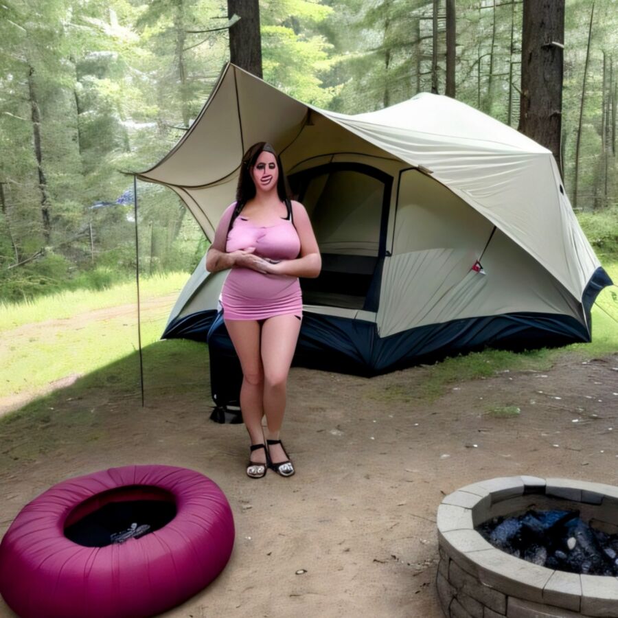 Camping with Mom, Aunt, Grandma AI