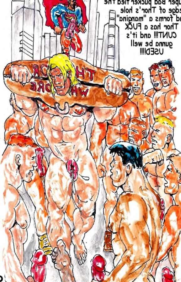 Manflesh Adult Gay Super Hero Domination Comic Books