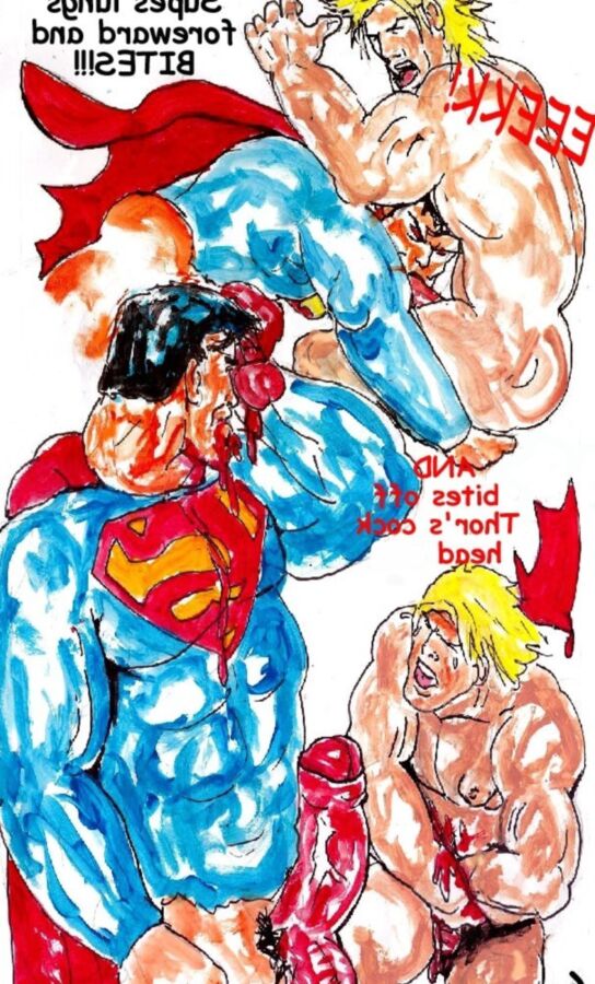 Manflesh Adult Gay Super Hero Domination Comic Books