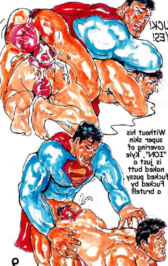 Manflesh Adult Gay Super Hero Domination Comic Books