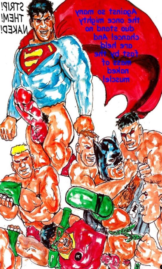 Manflesh Adult Gay Super Hero Domination Comic Books