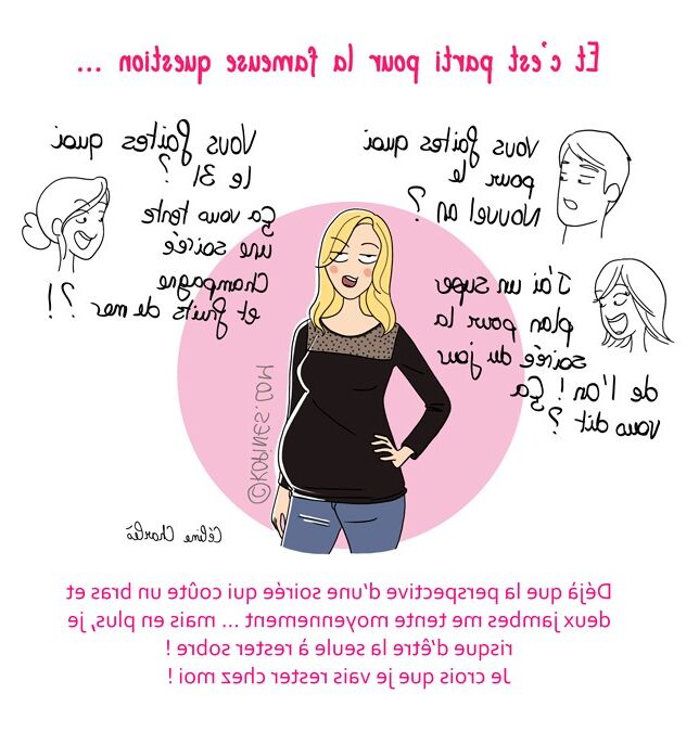 Pregnant drawings (french)