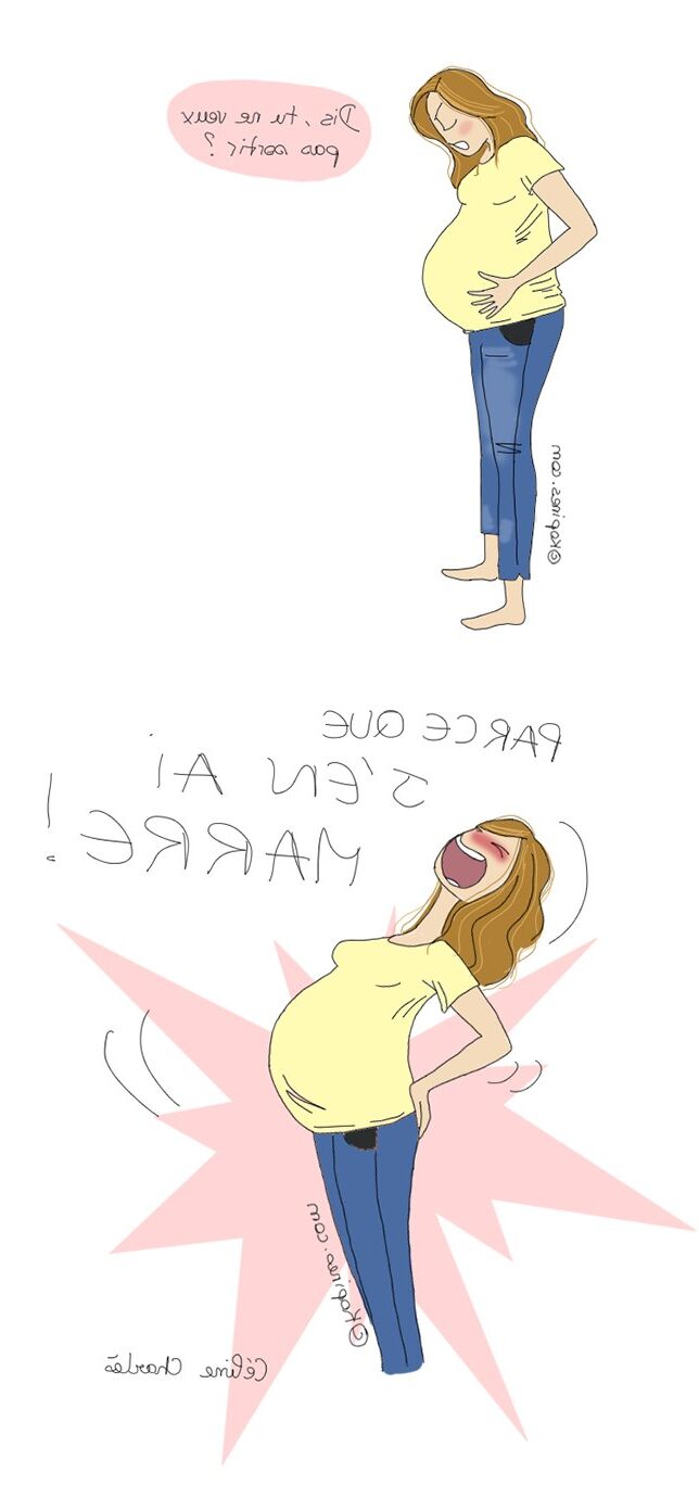 Pregnant drawings (french)