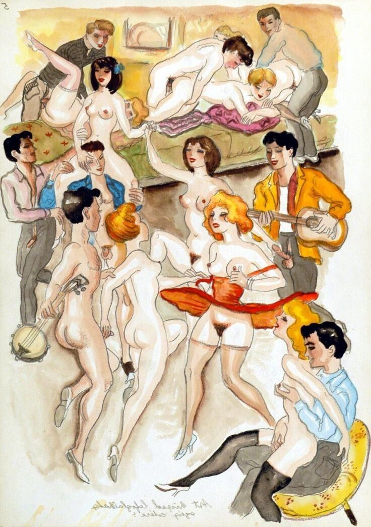 vintage art illustration 4