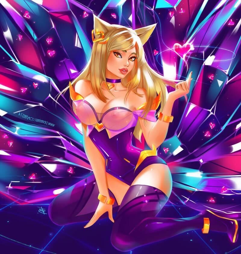 Ahri KDA LoL League Of Legends Hentai Remaster Modifications