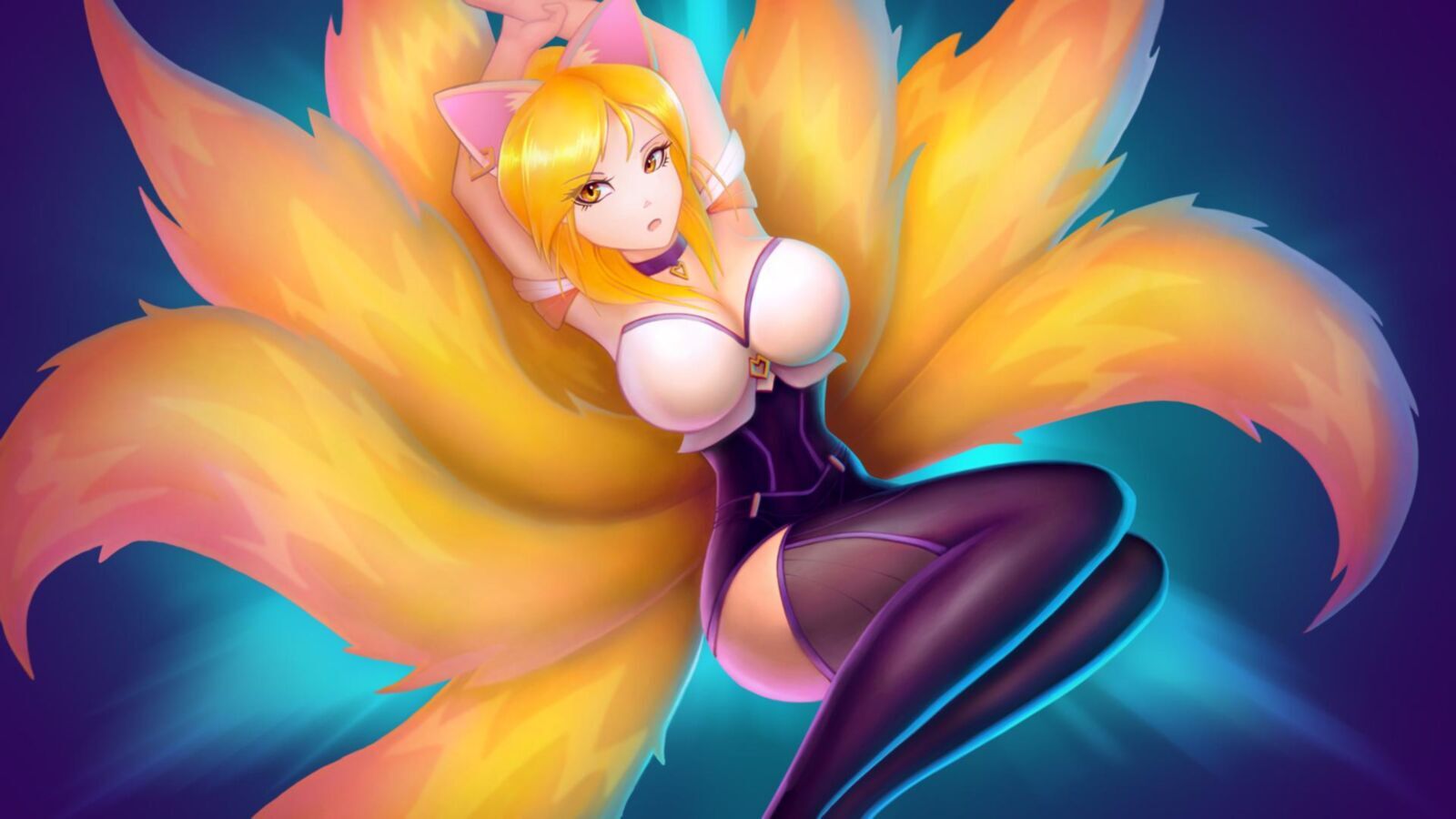 Ahri KDA LoL League Of Legends Hentai Remaster Modifications