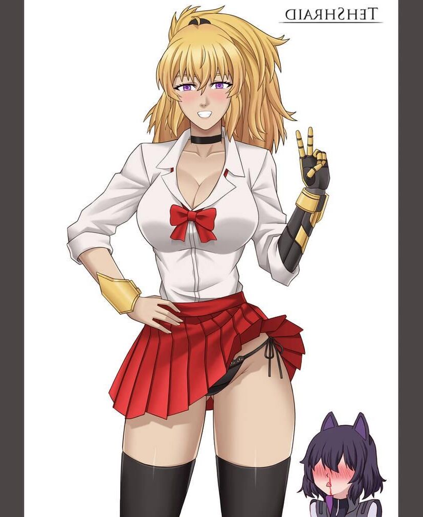 Yang Xiao Long In Schoolgirl Uniform Compilation 