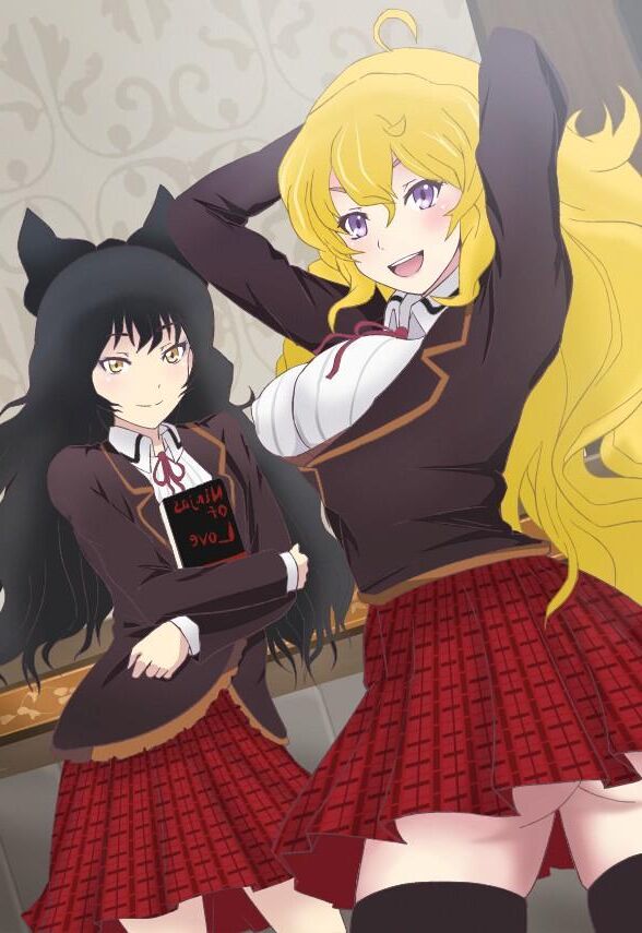 Yang Xiao Long In Schoolgirl Uniform Compilation 