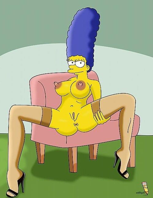 Marge en talons