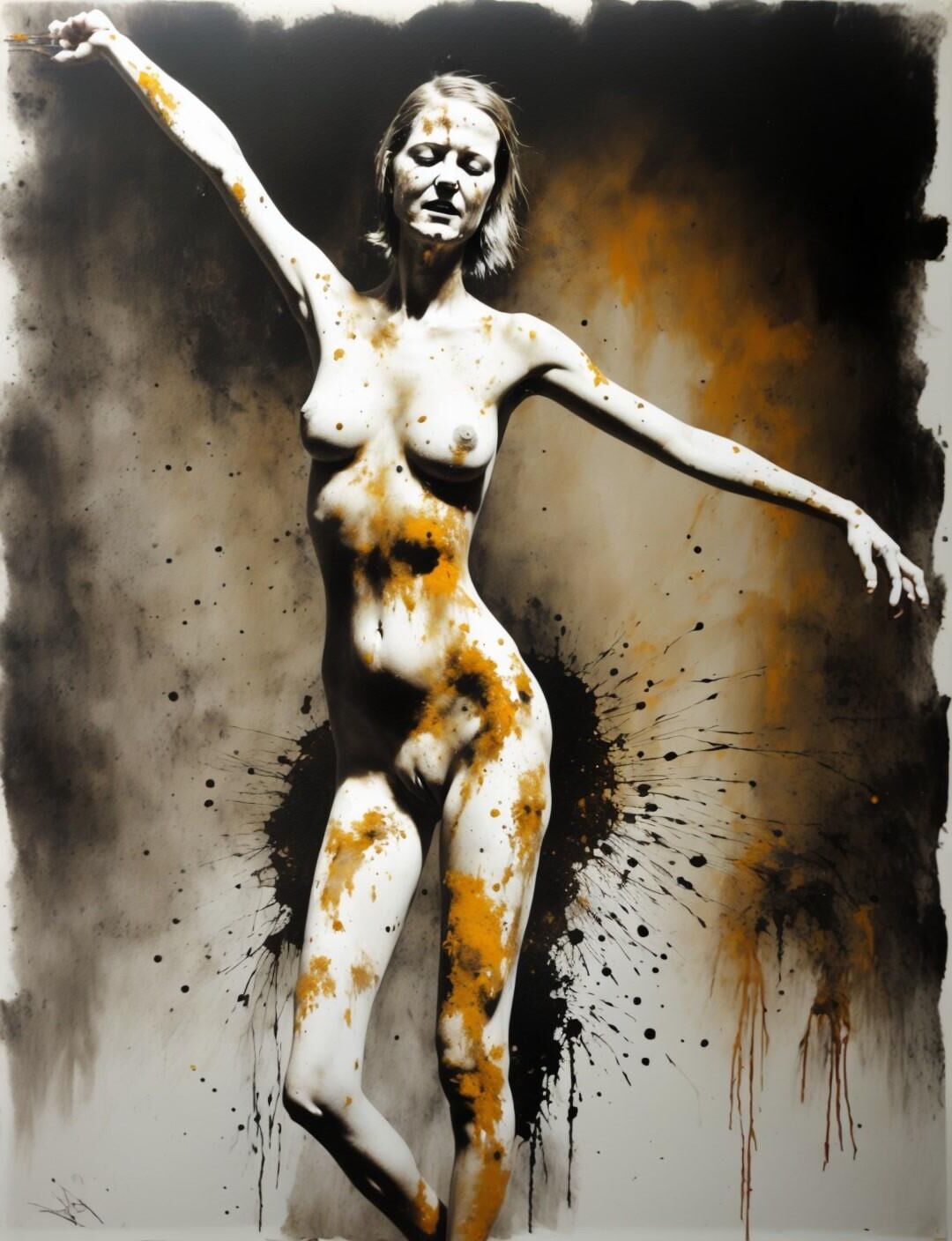 Œuvres d’art de danseuse nue