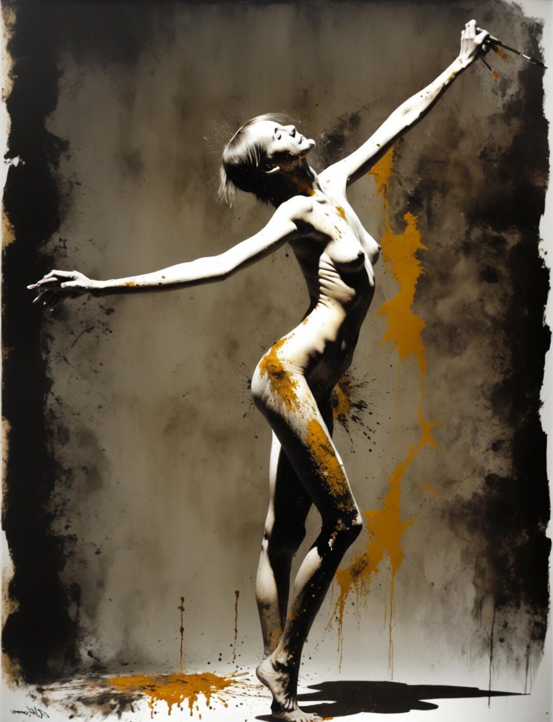 Œuvres d’art de danseuse nue