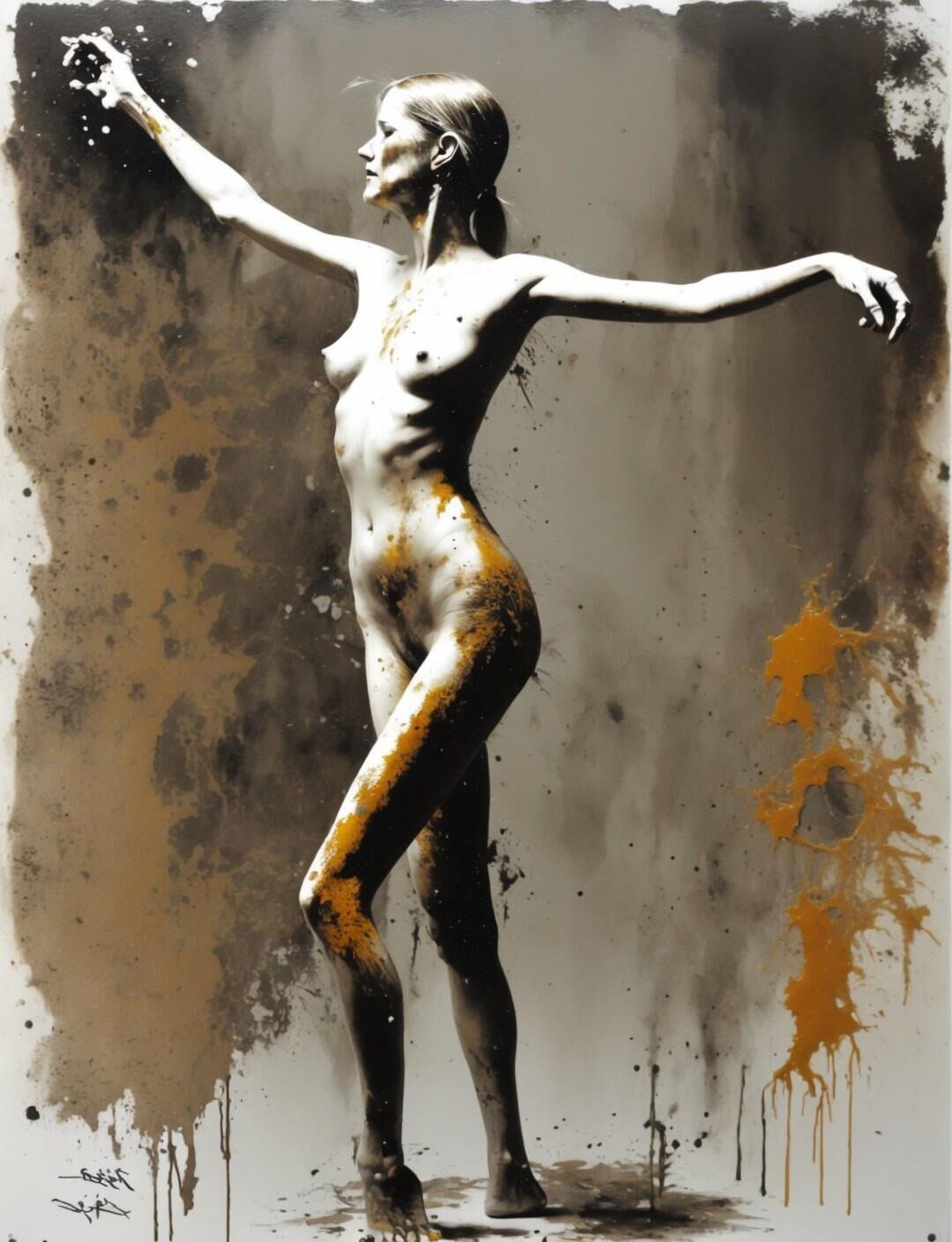 Œuvres d’art de danseuse nue