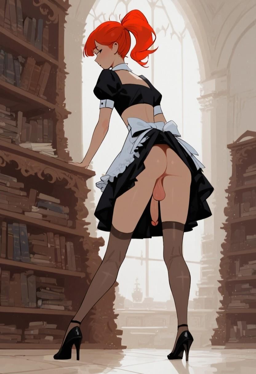 Frankie Foster maid outfit