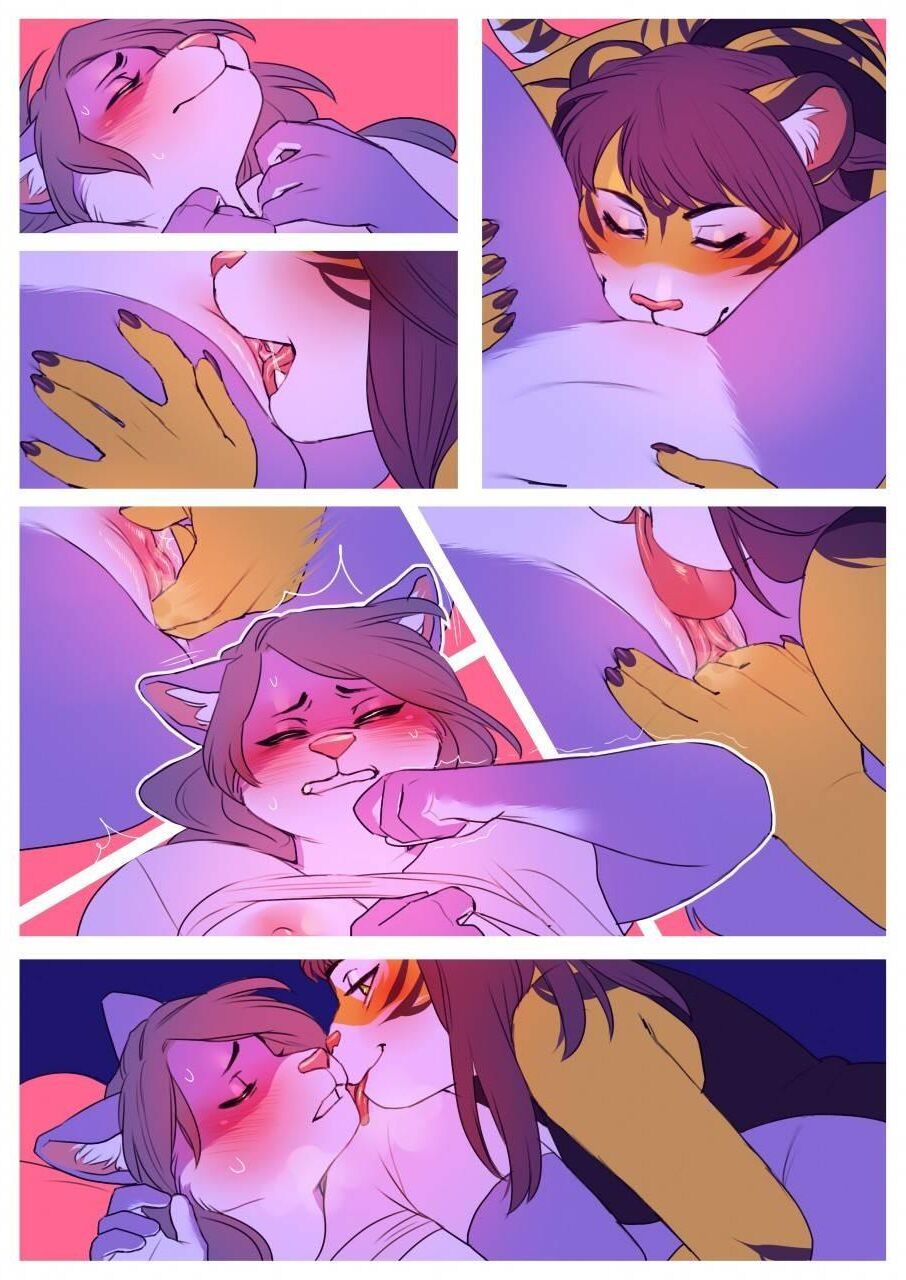 You're new here? (short lesbian furry comics textless)