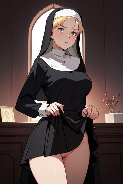 Ma création IA : Nonne de ce qui précède (Hentai) 01