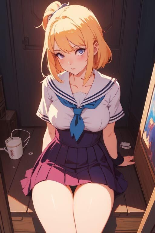 私の AI 作品: Missing School Days (変態) 01