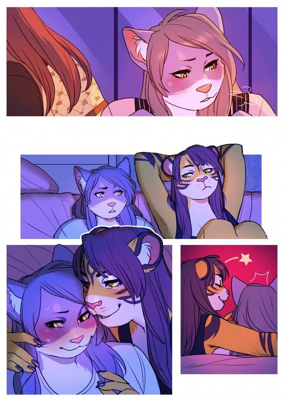 You're new here? (short lesbian furry comics textless)