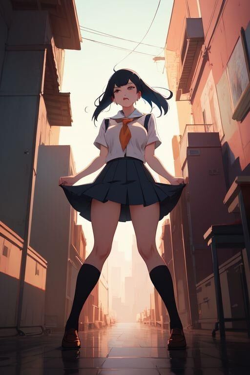 私の AI 作品: Missing School Days (変態) 01