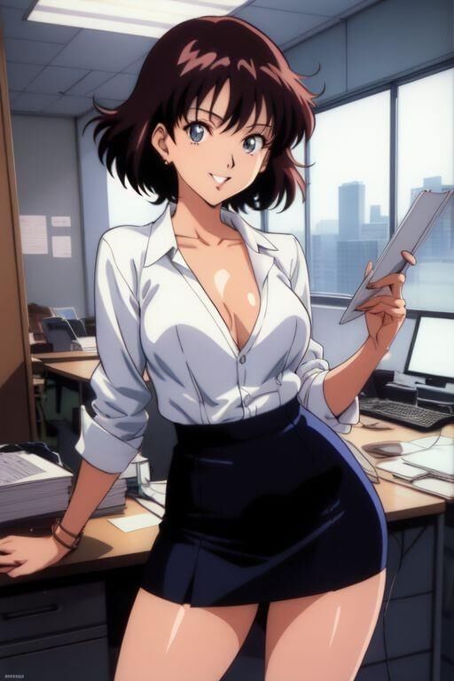 Nouvelle fille au bureau