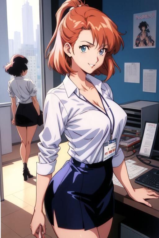 Nouvelle fille au bureau