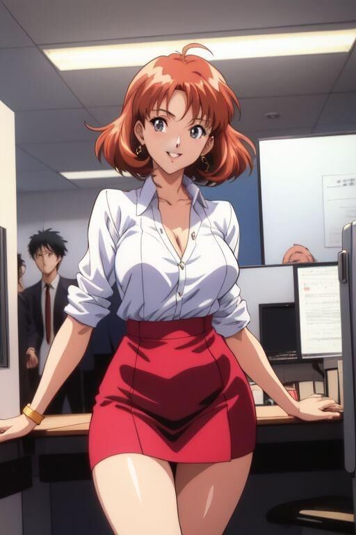 Nouvelle fille au bureau