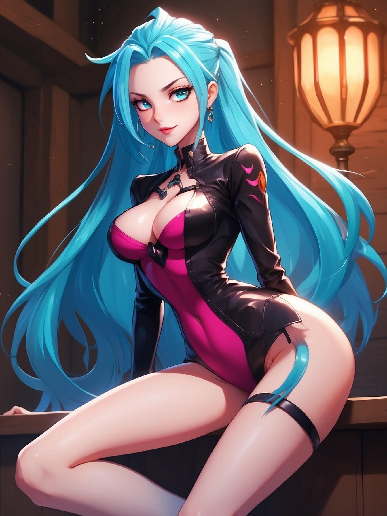 Jinx d'Arkane en tant que Manga-woman nn