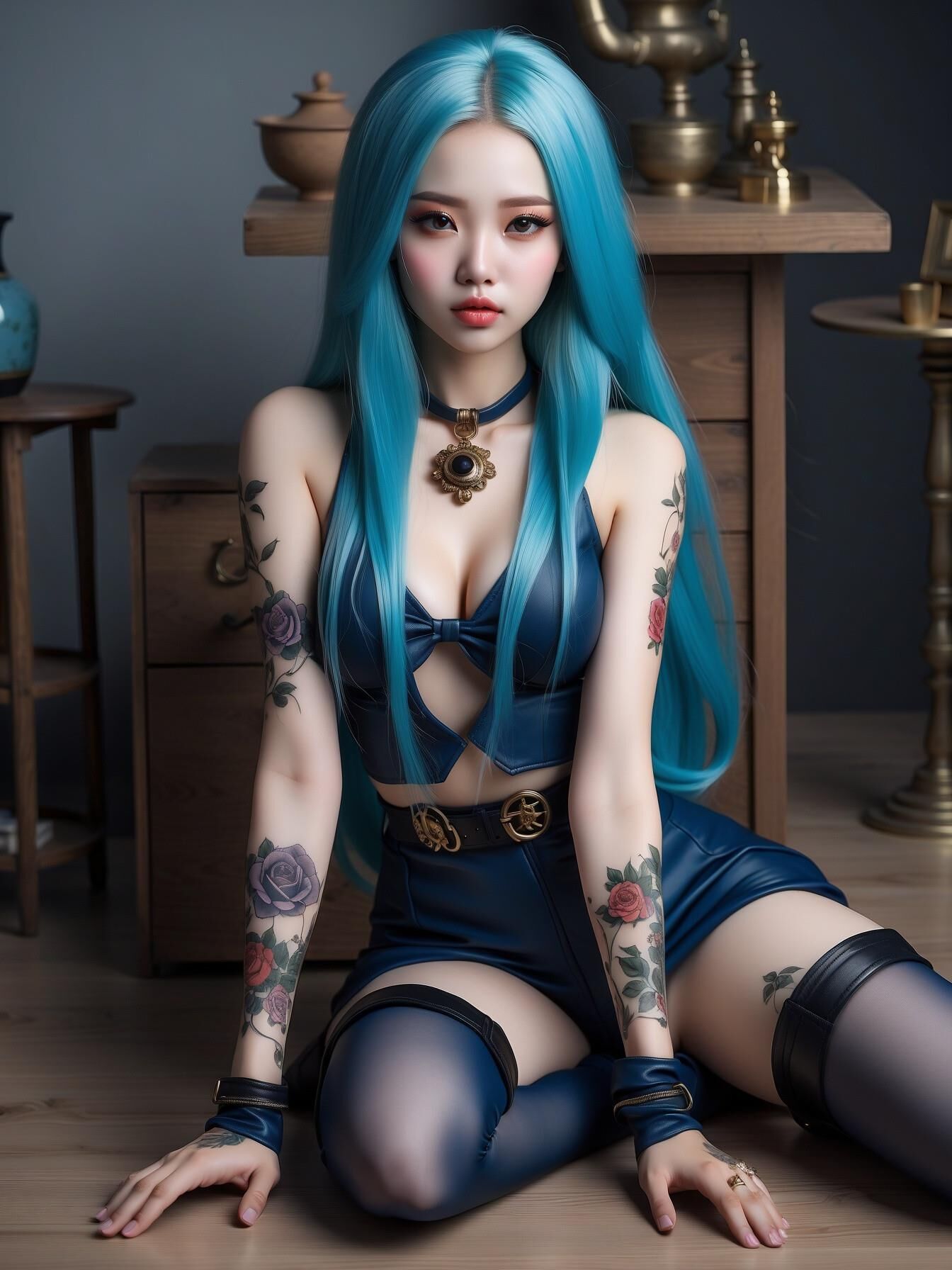 Jinx d'Arkane en tant que Manga-woman nn