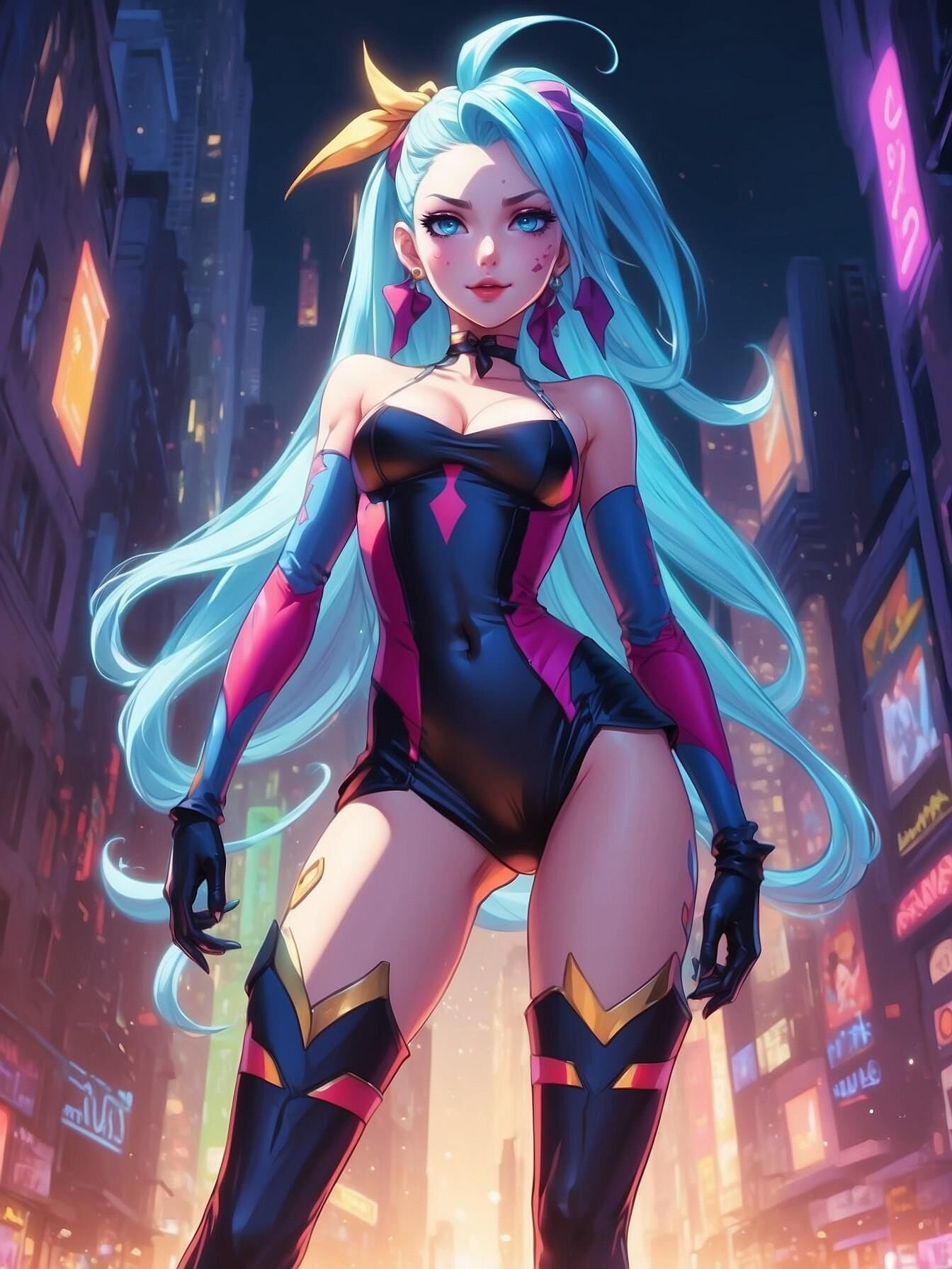 Jinx d'Arkane en tant que Manga-woman nn