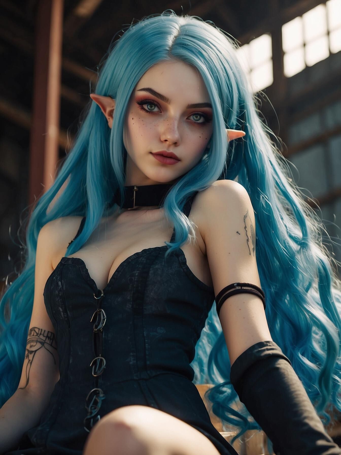 Jinx d'Arkane en tant que Manga-woman nn