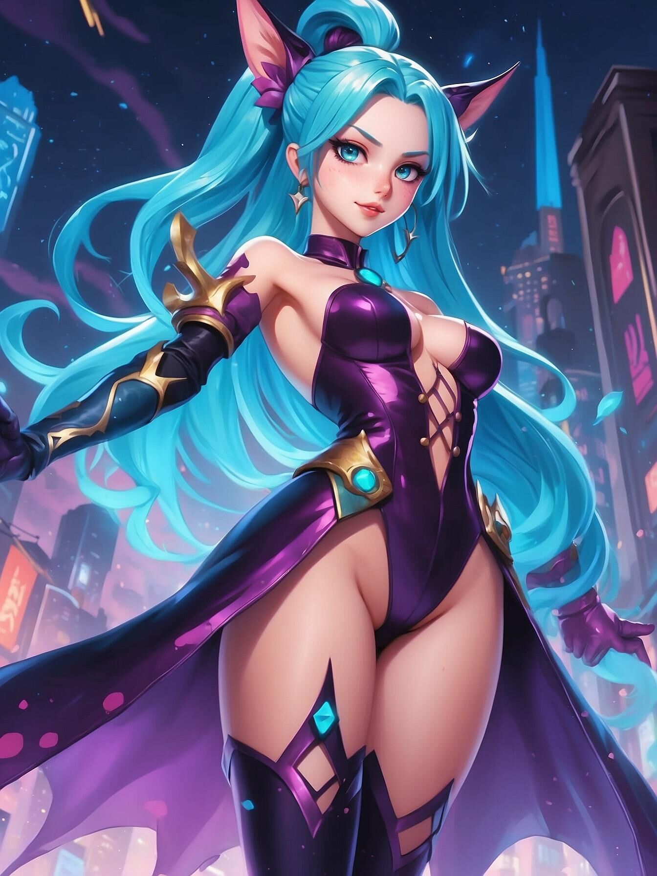 Jinx d'Arkane en tant que Manga-woman nn