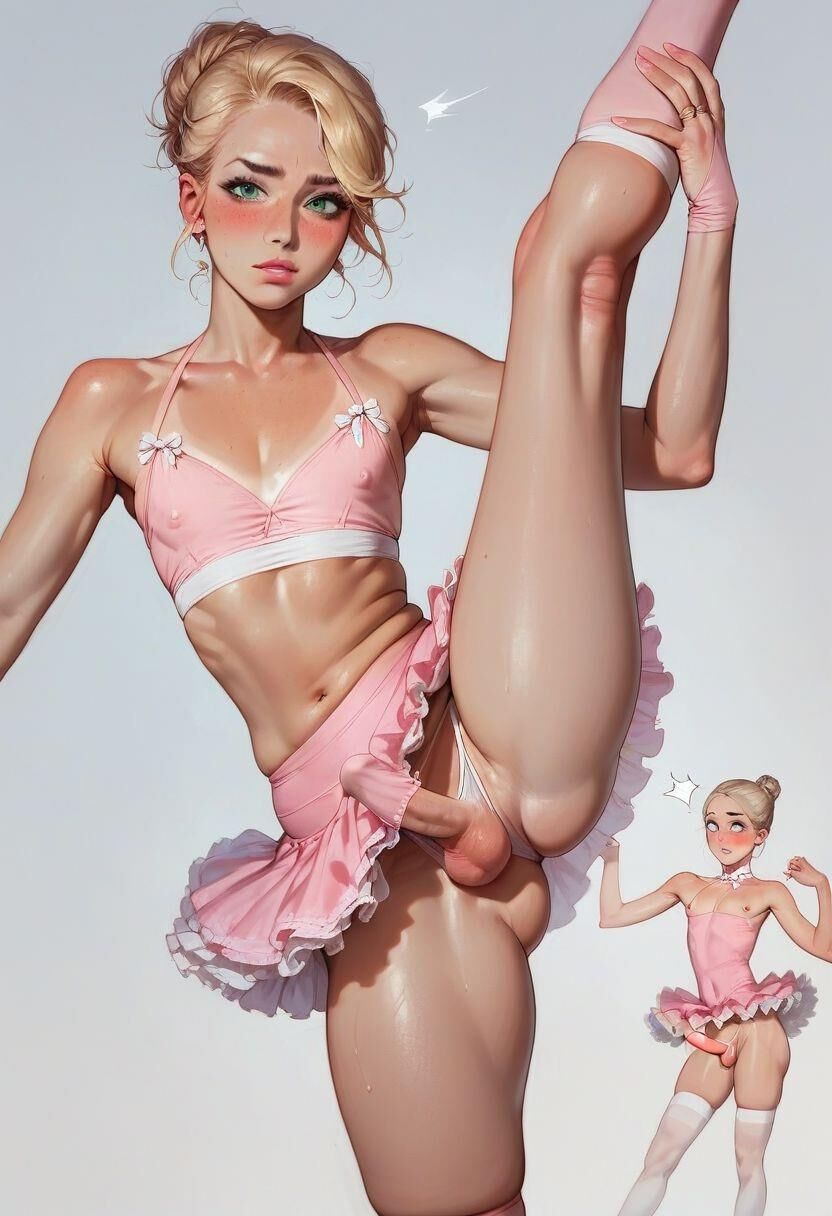 semi realistic sissy ballerina