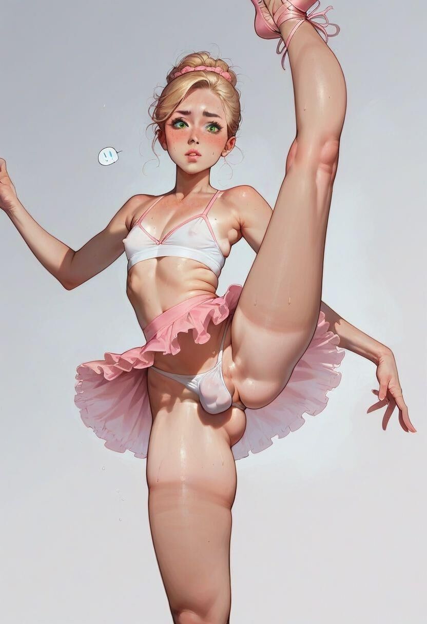 semi realistic sissy ballerina