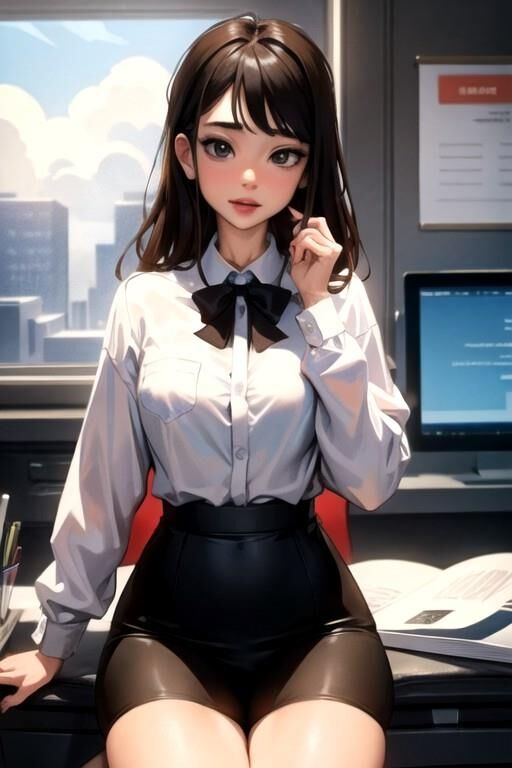 Office Slut - AI アニメ 写真