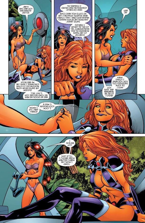 Starfire and dc girls