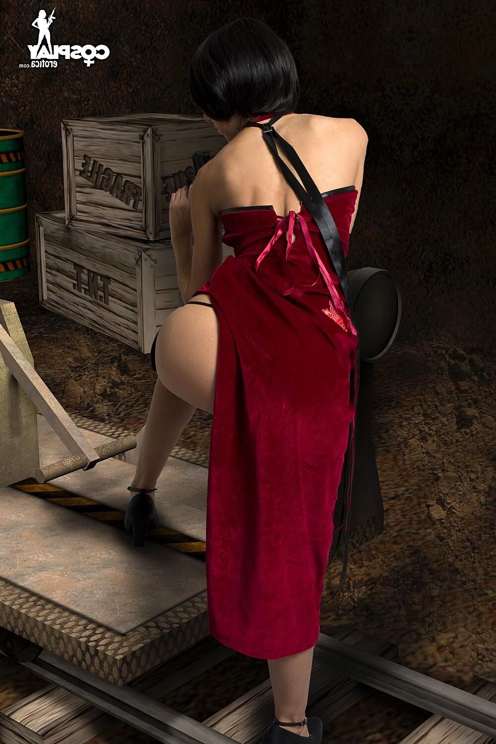 Cosplay Erotica Agent Wong (Ada Wong Resident Evil) Cosplay