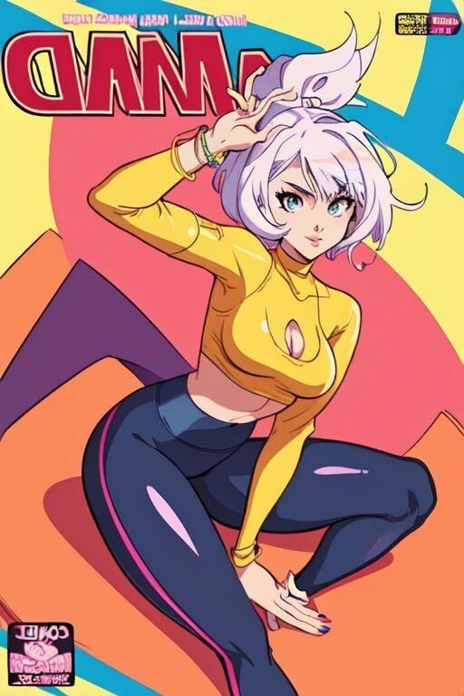 Miley Cyrus Mad Magazine Anime AI généré