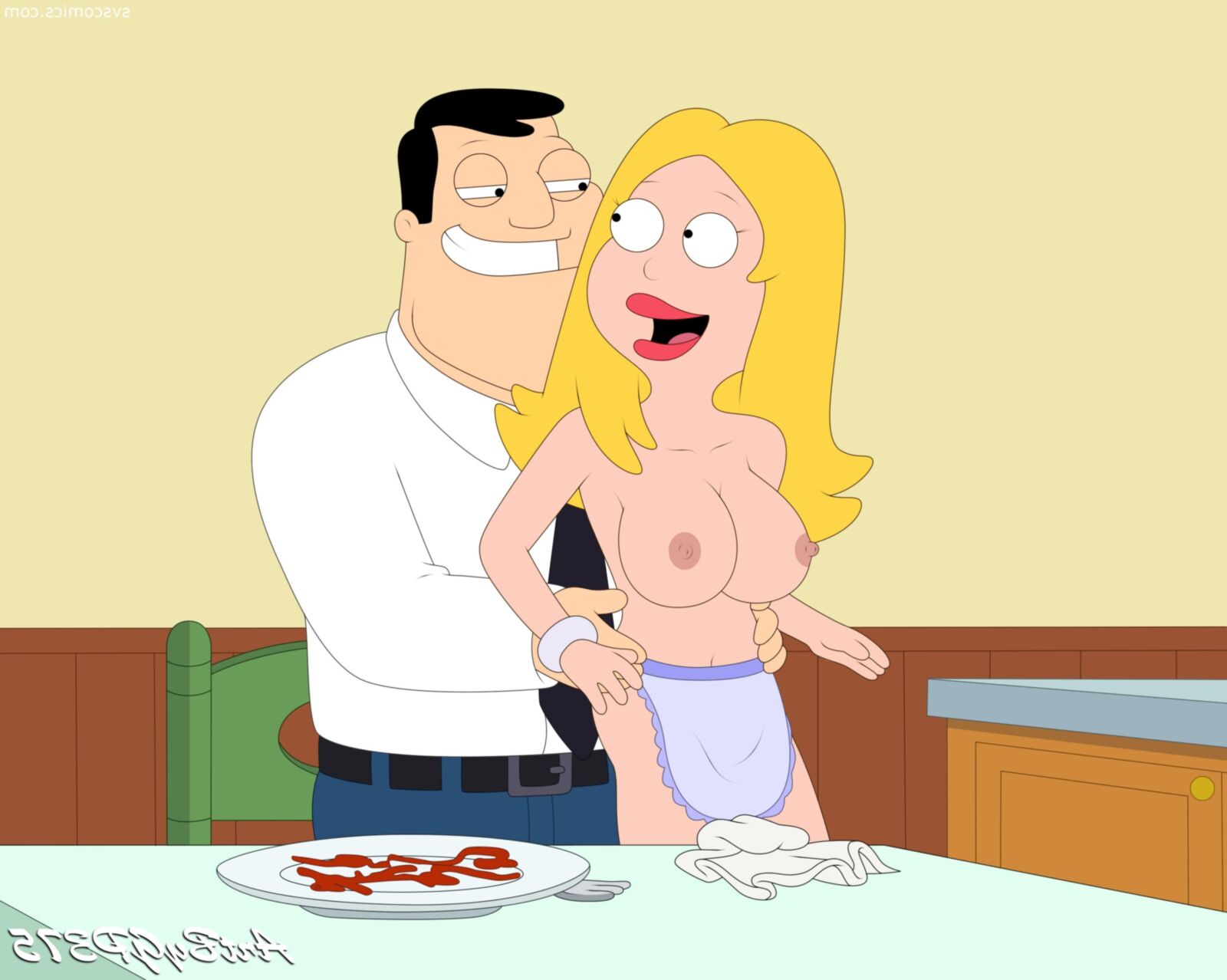 Fran and Stan American Dad and wife