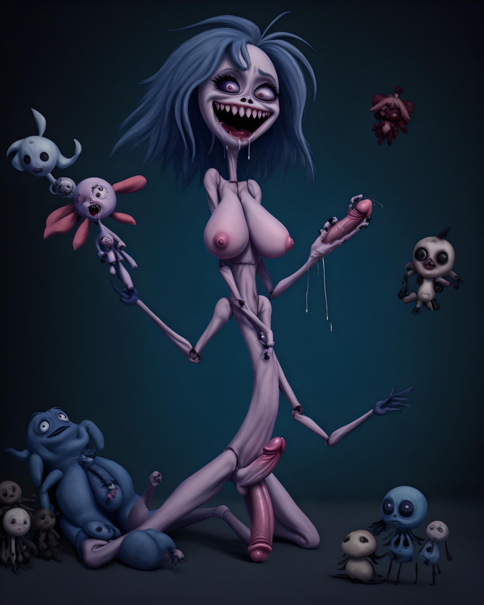 Tim Burton a inspiré les dessins animés Futanari