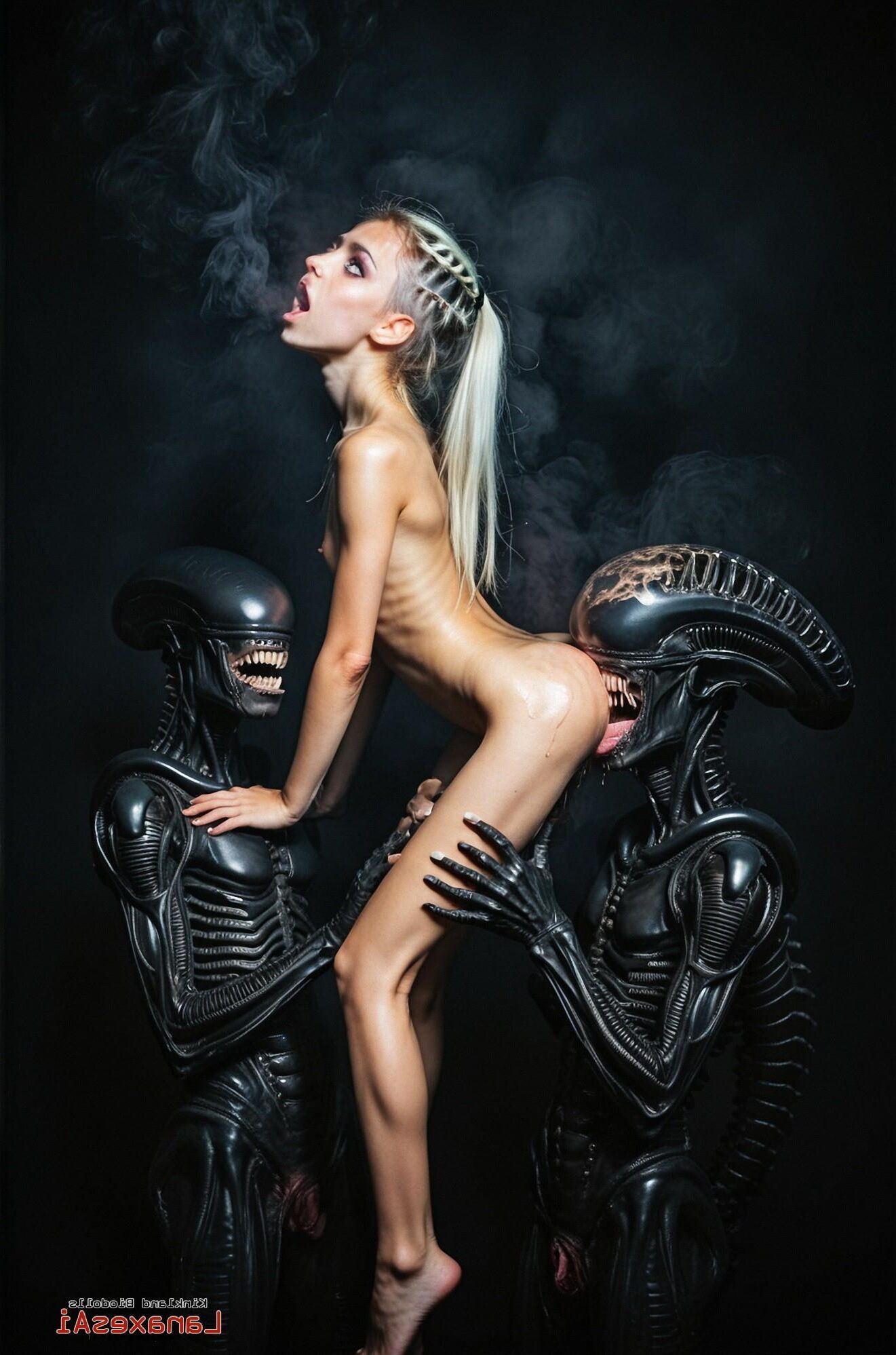 LanaxesAi Kinkland Egg Biogirls ALIEN INVASION