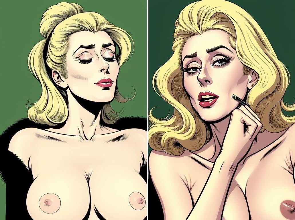 Personnage de BD inspiré de Catherine Deneuve