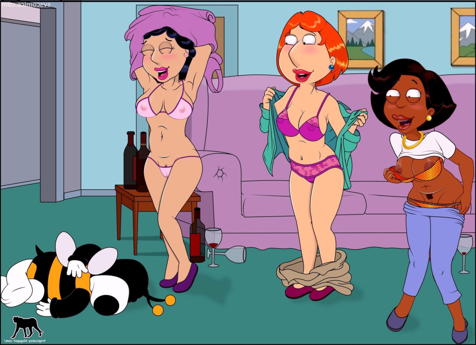 Family Guy lesbians 