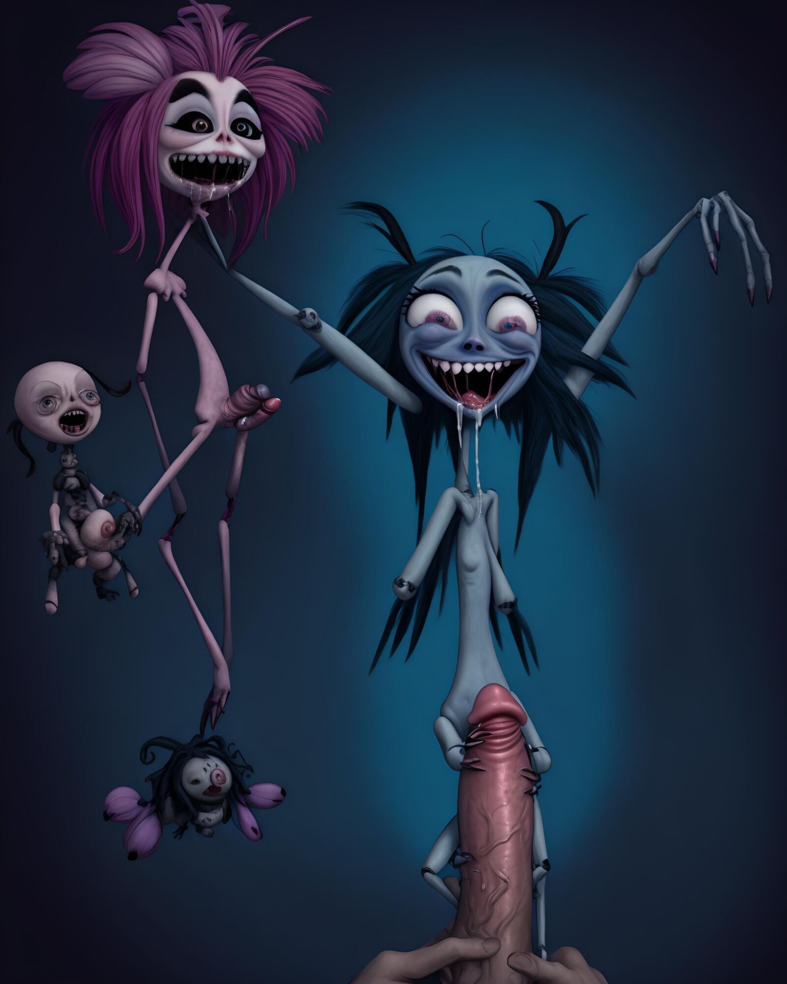 Tim Burton a inspiré les dessins animés Futanari