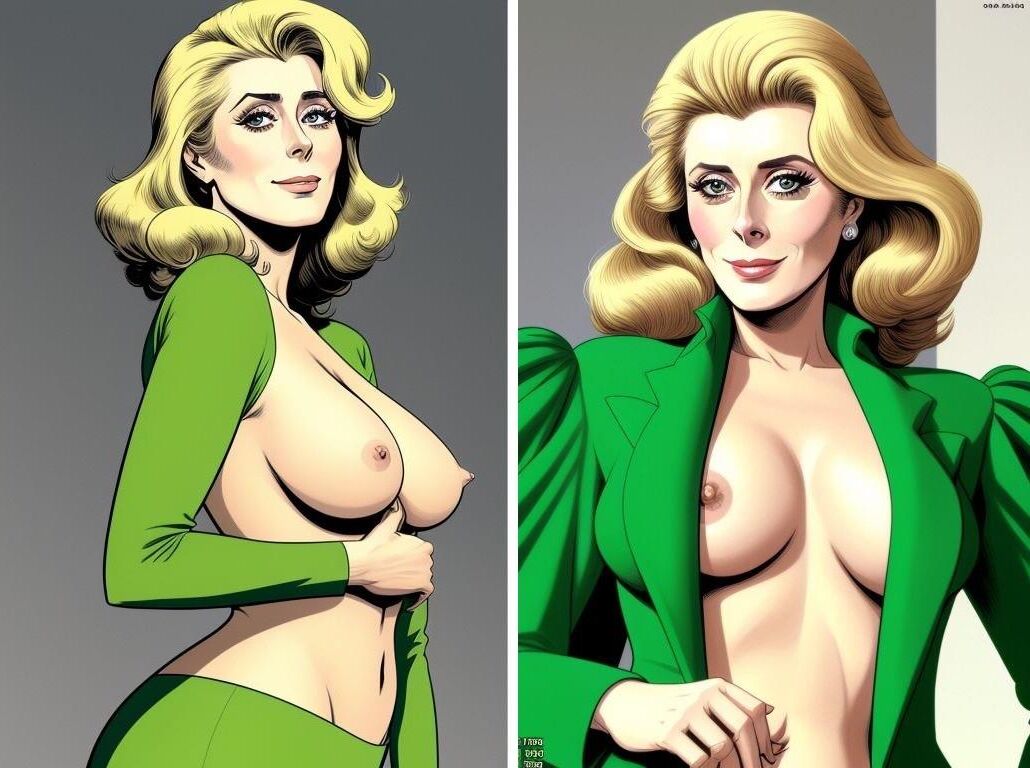 Personnage de BD inspiré de Catherine Deneuve