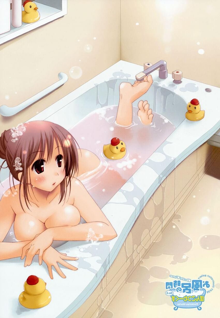 Bath and shower anime, hentai, cartoon