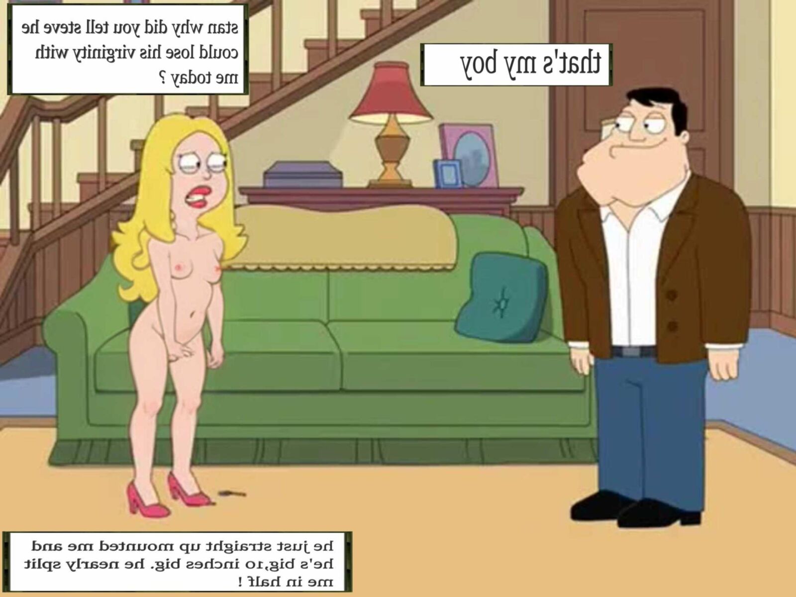 Fran and Stan American Dad and wife