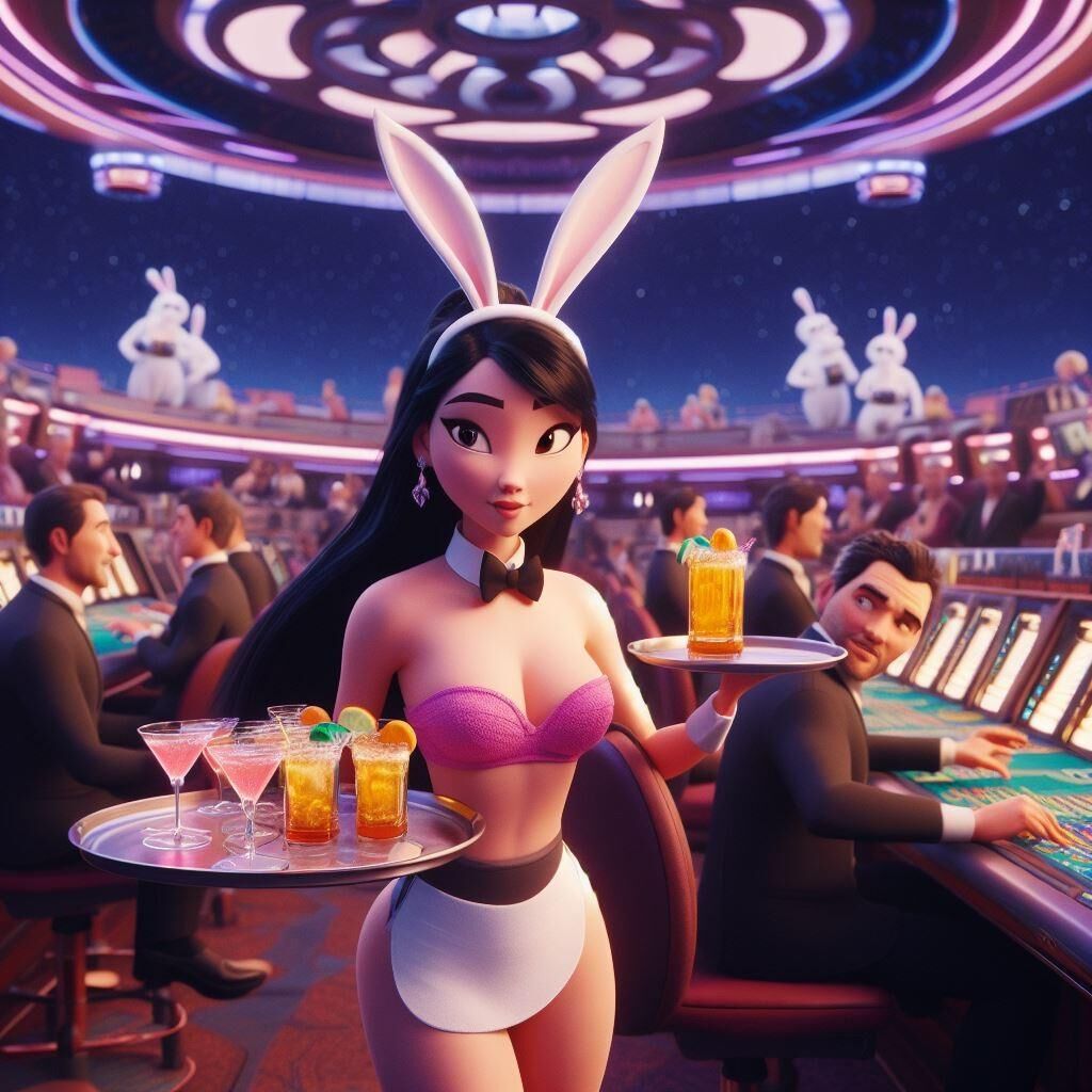 Disney Strip Club II - Raiponce, Mulan, Pocahontas, Blanche-Neige