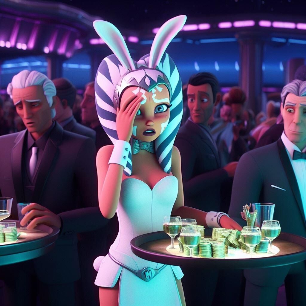 Disney Strip Club - Ahsoka, Elsa, Princesse Jasmine