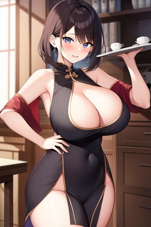 Big Boobie Asiático Anime Amantes