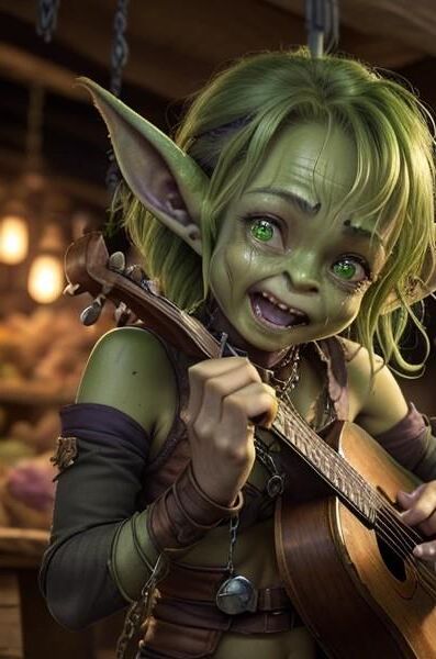 Imágenes de AI Story para Goblins DND.